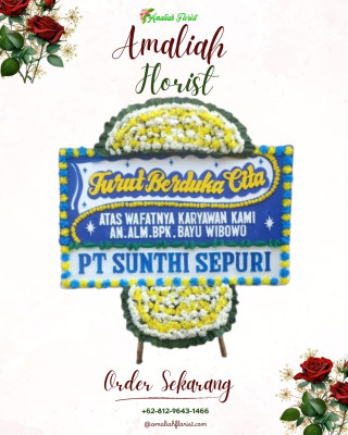 Papan Bunga Duka di Soppeng