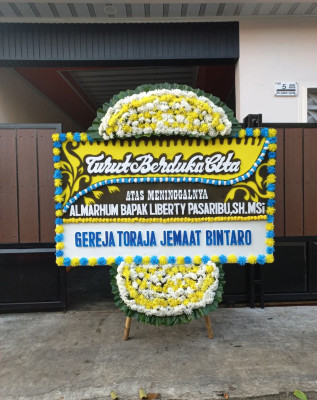 Papan Bunga Duka di Soppeng