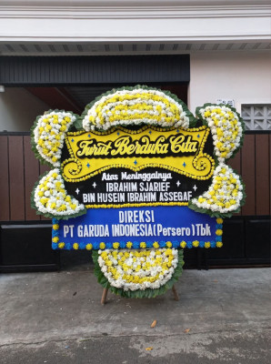 Papan Bunga Duka di Soppeng