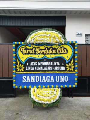 Papan Bunga Duka di Soppeng